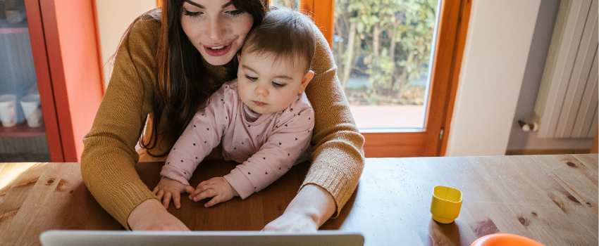 Remote Working Parent 850 X 350